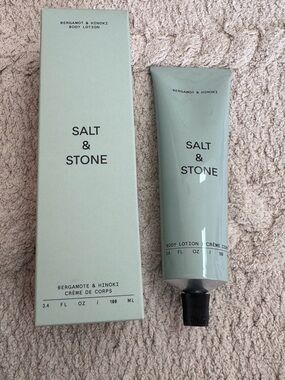 NIB Salt & Stone Bergamot & Hinoki Body Lotion